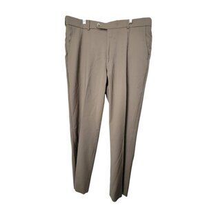 Men's Luxury Ballin Pants 34x30 Tan 120's Comfort-eze